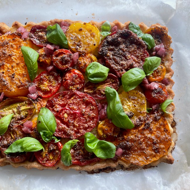 Image of Heirloom Tomato Tart